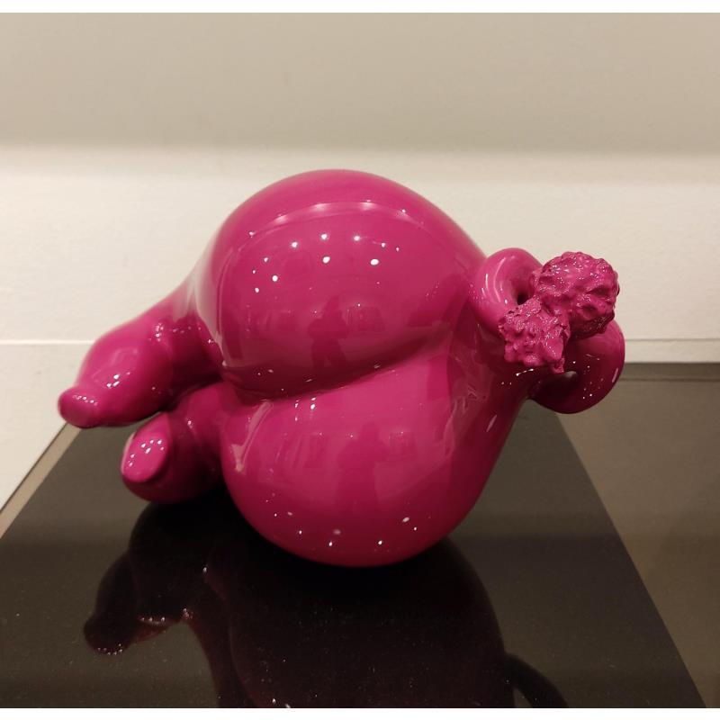 Sculpture Rose par Silve Aude | Sculpture Figuratif Nu Minimaliste Résine