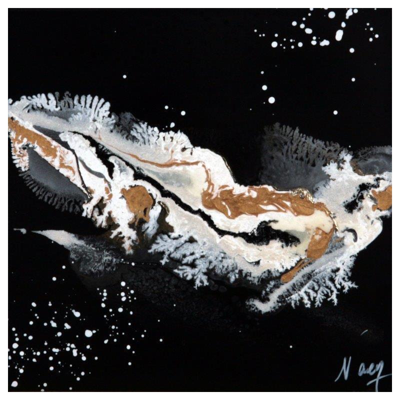Peinture C2719 par Naen | Tableau Abstrait Acrylique Encre