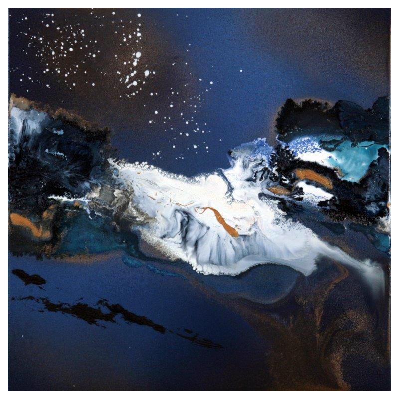 Painting C2718 by Naen | Painting Abstract Acrylic Ink