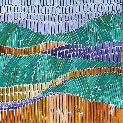 Peinture Lavander sky par Dmitrieva Daria | Tableau Impressionnisme Acrylique Nature, Paysages