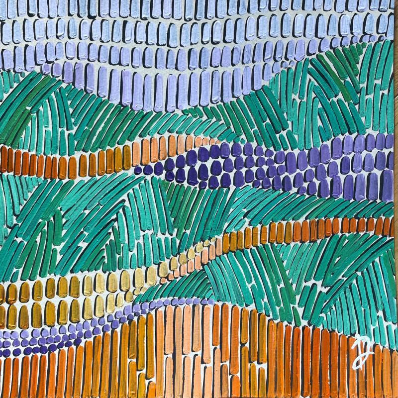 Peinture Lavander sky par Dmitrieva Daria | Tableau Impressionnisme Paysages Nature Acrylique