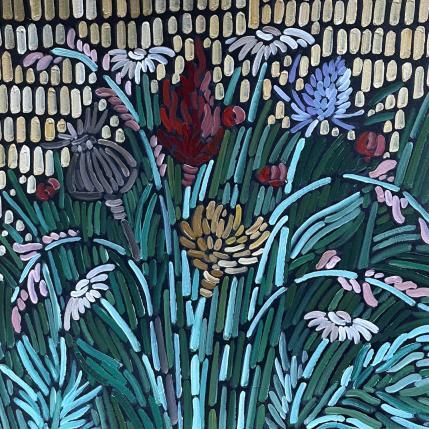 Peinture gold sky par Dmitrieva Daria | Tableau Impressionnisme Acrylique Nature, Paysages