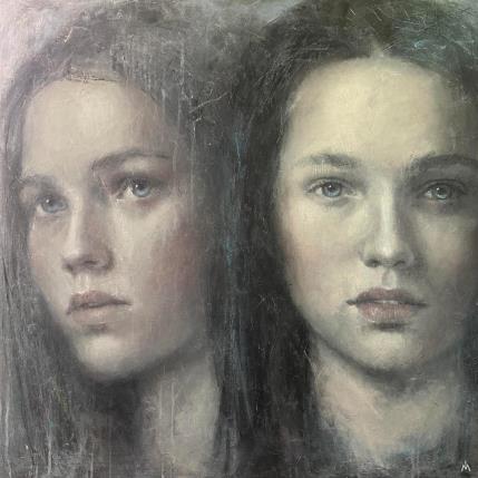 Pintura Oscillation por Ivanova Margarita | Pintura Surrealismo Aceite Retrato