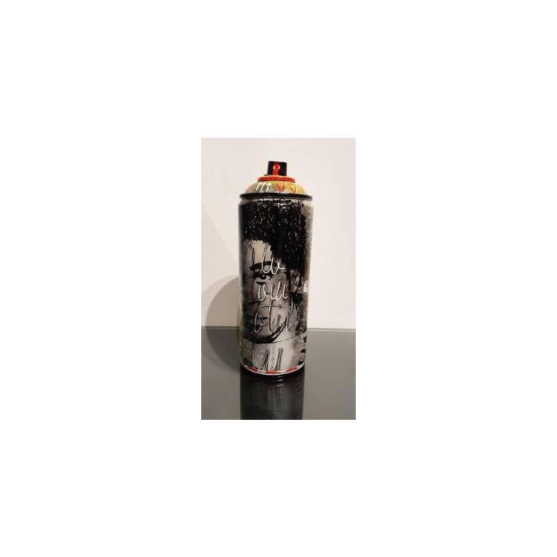 Sculpture Basquiat par Molla Nathalie  | Sculpture Pop-art Icones Pop Graffiti Acrylique Posca
