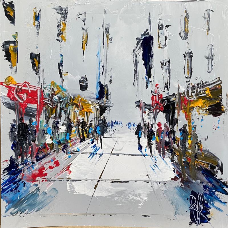 Painting Jour de Ville by Raffin Christian | Painting Figurative Urban Oil