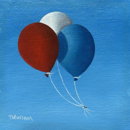 Peinture Flying France par Trevisan Carlo | Tableau  Huile