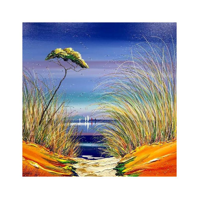 Painting Le chemin du désir by Fonteyne David | Painting Figurative Acrylic