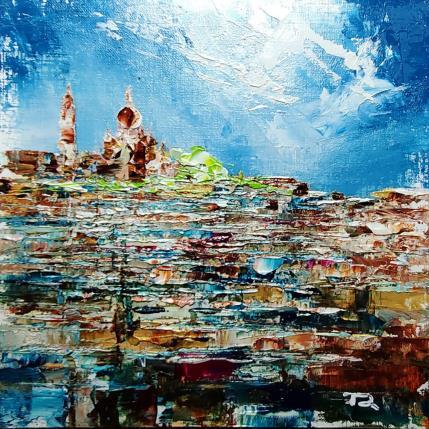 Painting PAris Butte Montmartre by Reymond Pierre | Painting Figurative Oil Landscapes, Pop icons