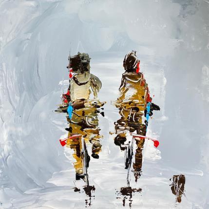 Gemälde Notre histoire von Raffin Christian | Gemälde Figurativ Öl Alltagsszenen