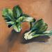Painting chou chinois by Morales Géraldine | Painting Figurative Still-life Oil