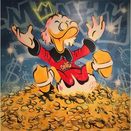 Gemälde Secret Diamond von Lemoine Mael | Gemälde Pop-Art Acryl, Graffiti Pop-Ikonen