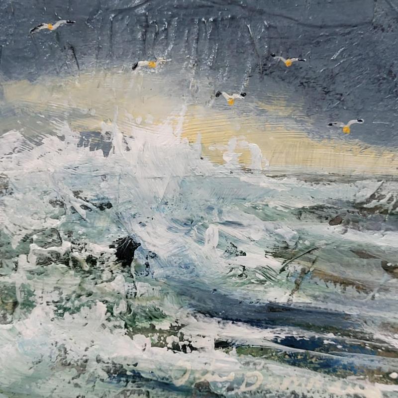 Peinture Mouvement par Ortis-Bommarito Nicole | Tableau Figuratif Marine Acrylique