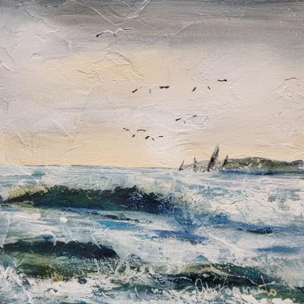 Peinture Longe cote par Ortis-Bommarito Nicole | Tableau Figuratif Acrylique Marine