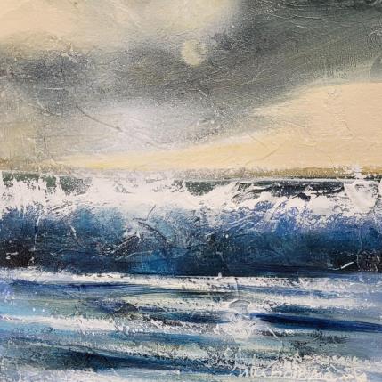 Painting Lune by Ortis-Bommarito Nicole | Painting Figurative Acrylic Marine