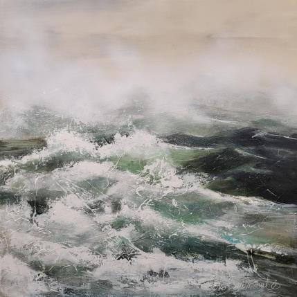 Peinture Ressacs par Ortis-Bommarito Nicole | Tableau Figuratif Acrylique Marine