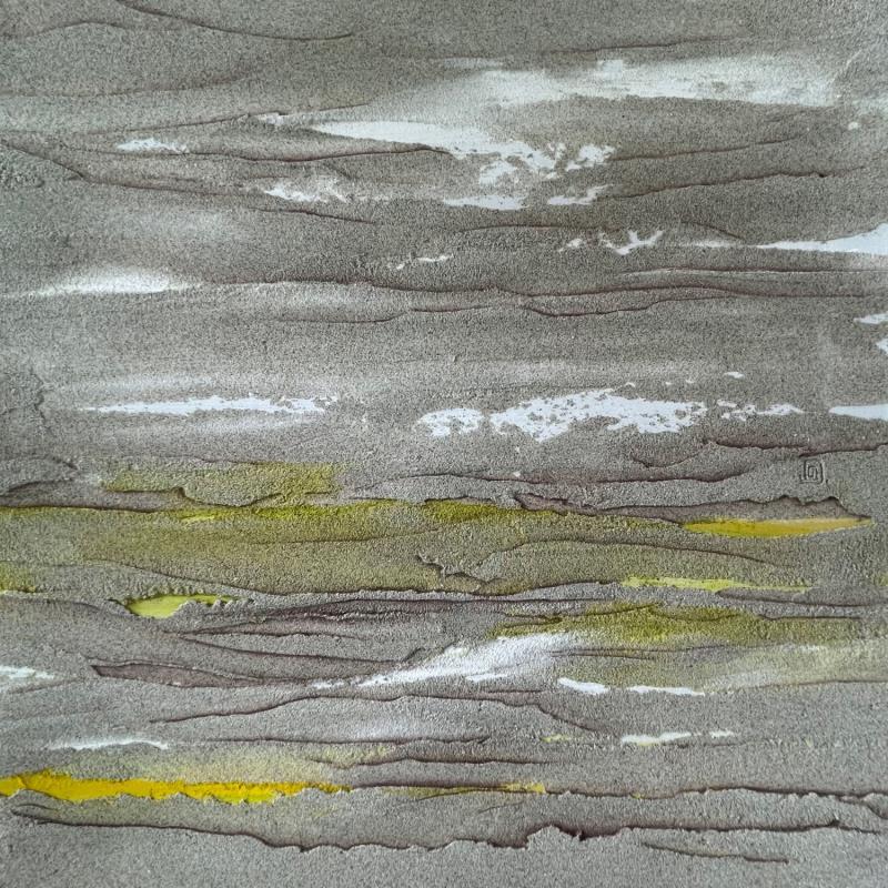 Painting Carré Acidulé by CMalou | Painting Subject matter Minimalist Sand