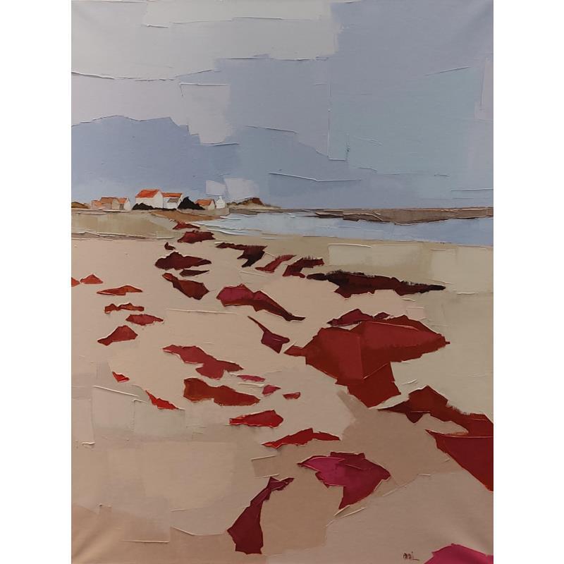 Painting Les goémons roses by PAPAIL | Painting