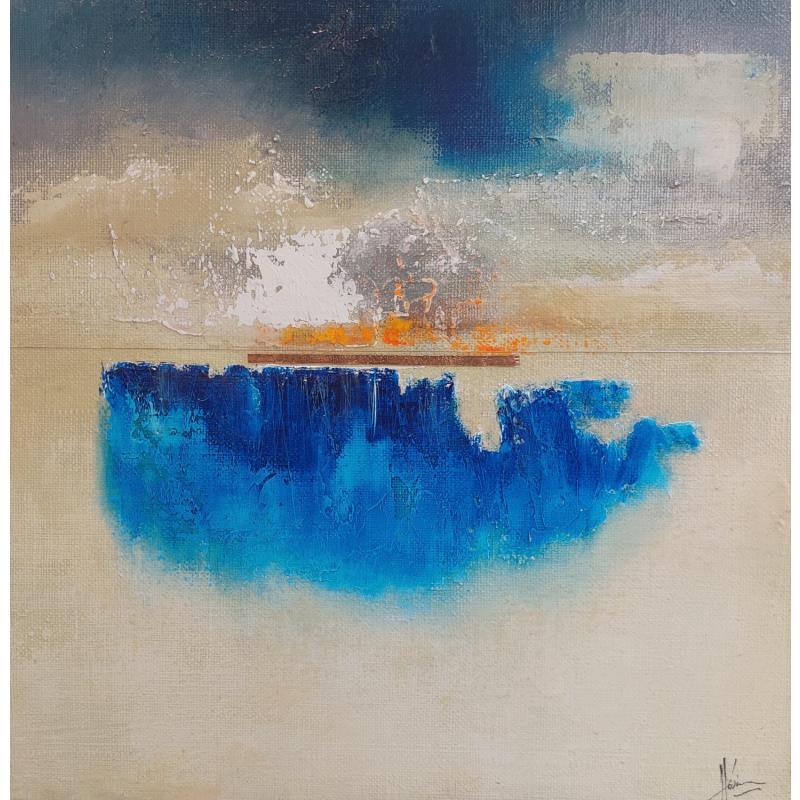 Painting Abstraction 5757 by Hévin Christian | Painting Abstract Minimalist Oil Acrylic Pastel