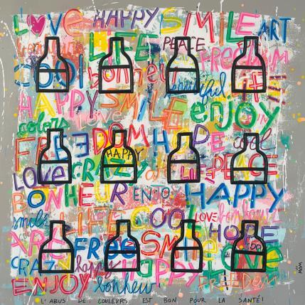 Painting ABUS DE COULEURS by Mam | Painting Pop-art Acrylic Pop icons, Society