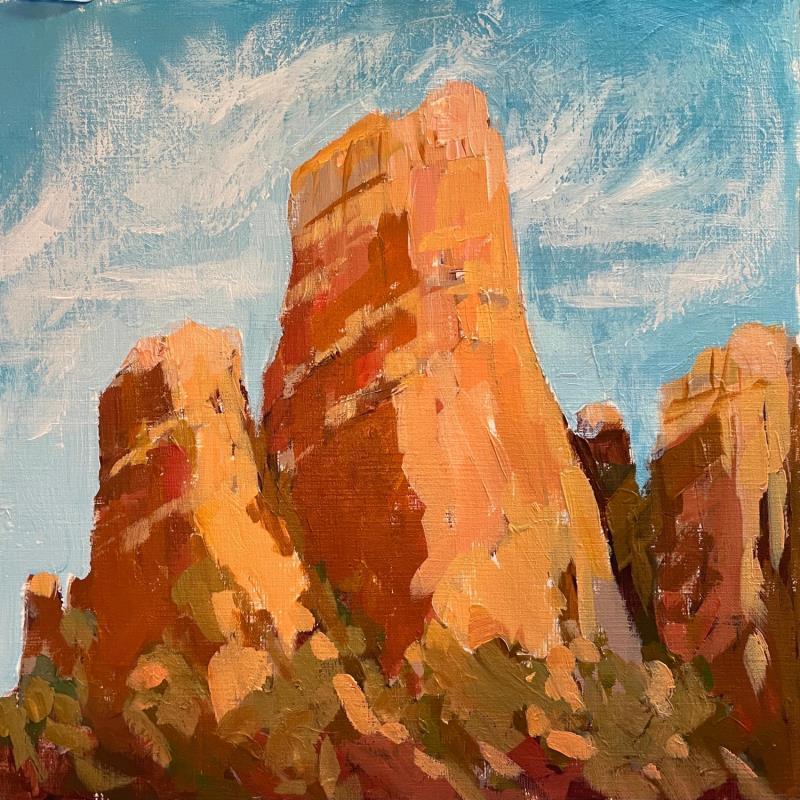 Painting Bright Sunny Day by Carrillo Cindy  | Painting Figurative Landscapes Oil Acrylic