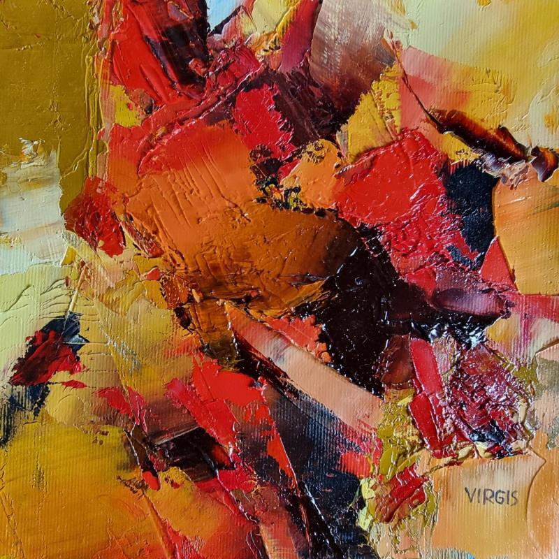 Painting Last night by Virgis | Painting Abstract Minimalist Oil