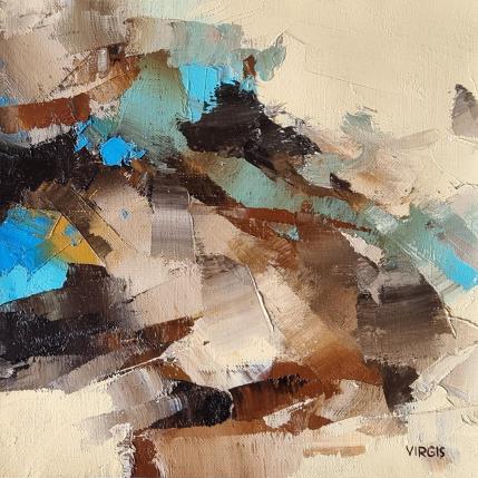 Gemälde Right to left von Virgis | Gemälde Abstrakt Öl Minimalistisch