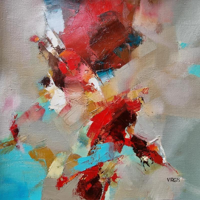 Painting Awakening by Virgis | Painting Abstract Minimalist Oil