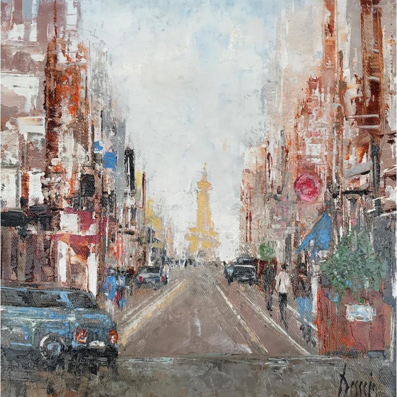 Painting Matin au Touquet by Dessein Pierre | Painting Figurative Marine Oil