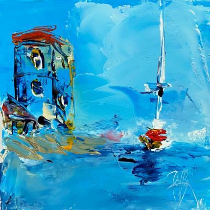 Peinture Soleil par Raffin Christian | Tableau Figuratif Huile Paysages