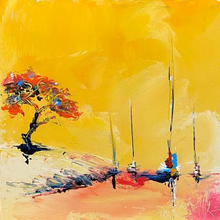 Peinture Le passage par Raffin Christian | Tableau Figuratif Huile Nature