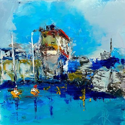 Peinture Bord de mer par Raffin Christian | Tableau Figuratif Huile Urbain