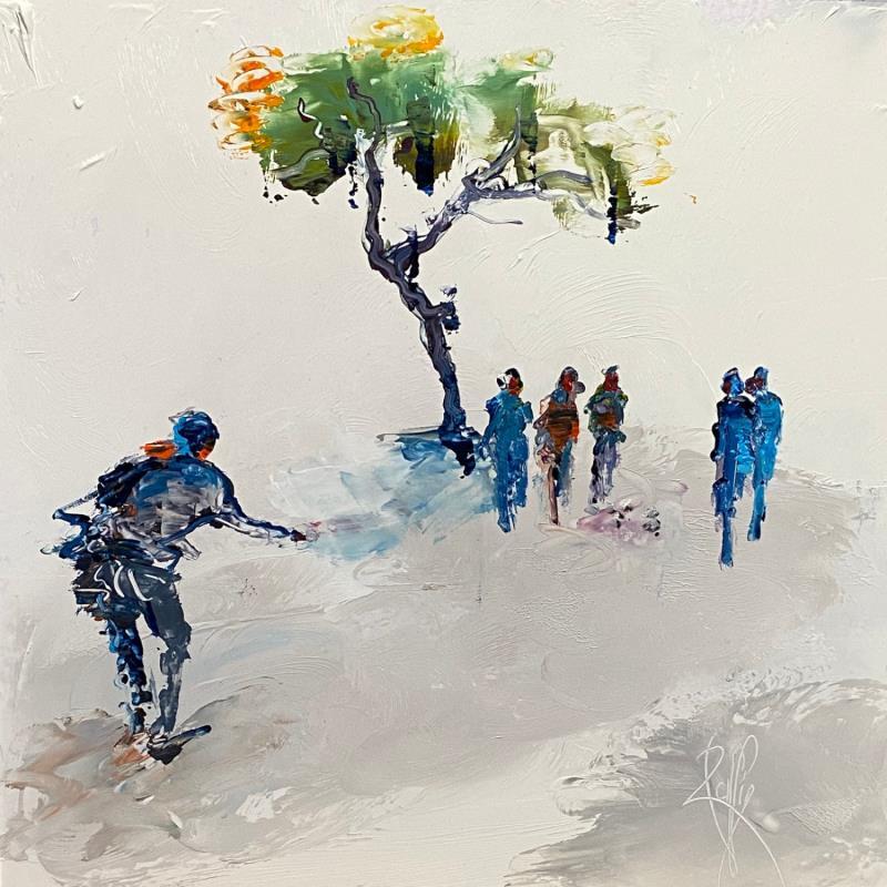 Painting Pétanque by Raffin Christian | Painting Figurative Life style Oil