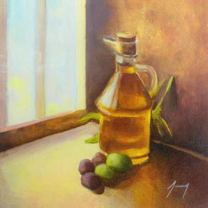 Gemälde Trésor de l'olivier von Jung François | Gemälde Figurativ Öl Pop-Ikonen, Stillleben