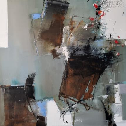 Painting About you and me by Virgis | Painting Abstract Oil Minimalist