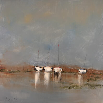 Painting depuis si longtemps by Klein Bruno | Painting Figurative Oil Marine