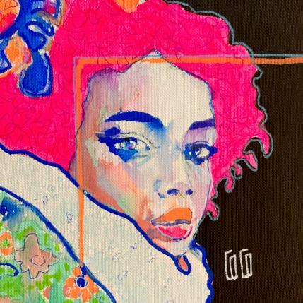 Peinture Conversations Silencieuses “Effleurées” par Coco | Tableau Figuratif Acrylique Portraits