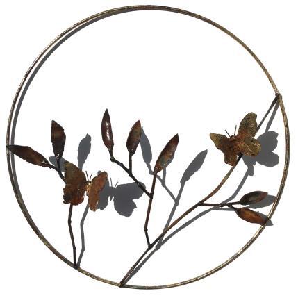 Skulptur Papillon amoureux von Eres Nicolas | Skulptur Figurativ Metall Tiere