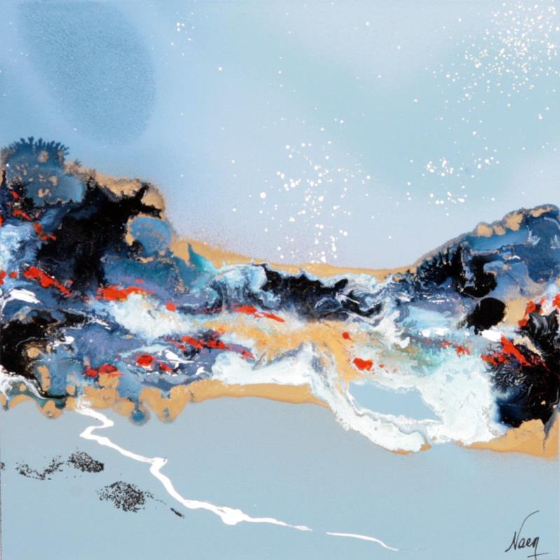 Peinture C2608 par Naen | Tableau Abstrait Acrylique Encre