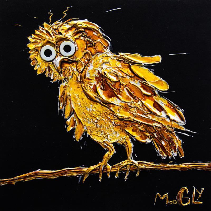 Peinture Autarcicus par Moogly | Tableau Art Singulier Animaux Carton Acrylique Résine Pigments