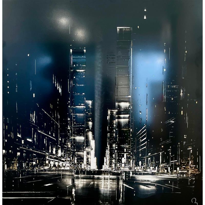 Peinture Element par Rey Julien | Tableau Figuratif Urbain Feuille d'or