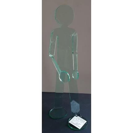 Sculpture Flexo Be Active BBL par Zed | Sculpture Figuratif Plexiglas