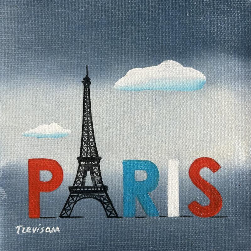 Painting Paris by Trevisan Carlo | Painting Oil