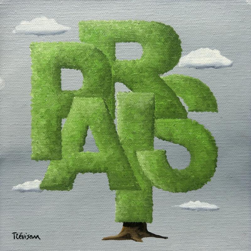 Painting Arbre Paris by Trevisan Carlo | Painting Oil