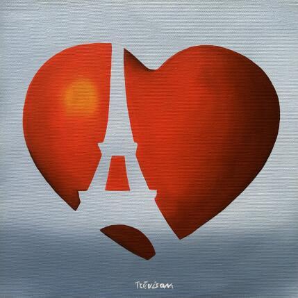 Pintura Amour à Paris por Trevisan Carlo | Pintura  Aceite