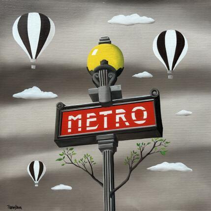 Peinture Metro tree par Trevisan Carlo | Tableau  Huile