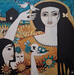 Painting Ofrenda by Arias Parera Almudena | Painting Naive art Acrylic Gluing
