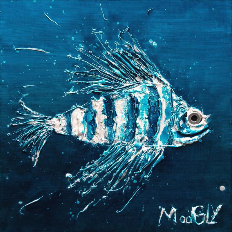 Painting Charismus by Moogly | Painting Raw art Animals Cardboard Acrylic Resin Pigments