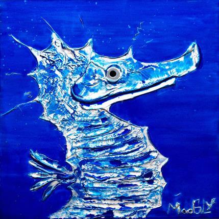 Painting Fièrus by Moogly | Painting Raw art Acrylic, Cardboard, Pigments, Resin Animals