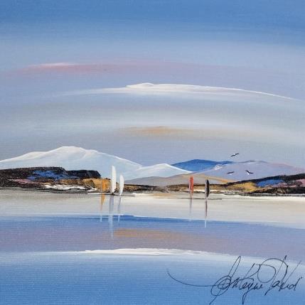 Painting Douceurs by Fonteyne David | Painting Figurative Acrylic Landscapes, Marine, Minimalist, Pop icons