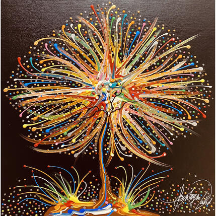 Painting Le coeur de la nature by Fonteyne David | Painting Figurative Acrylic